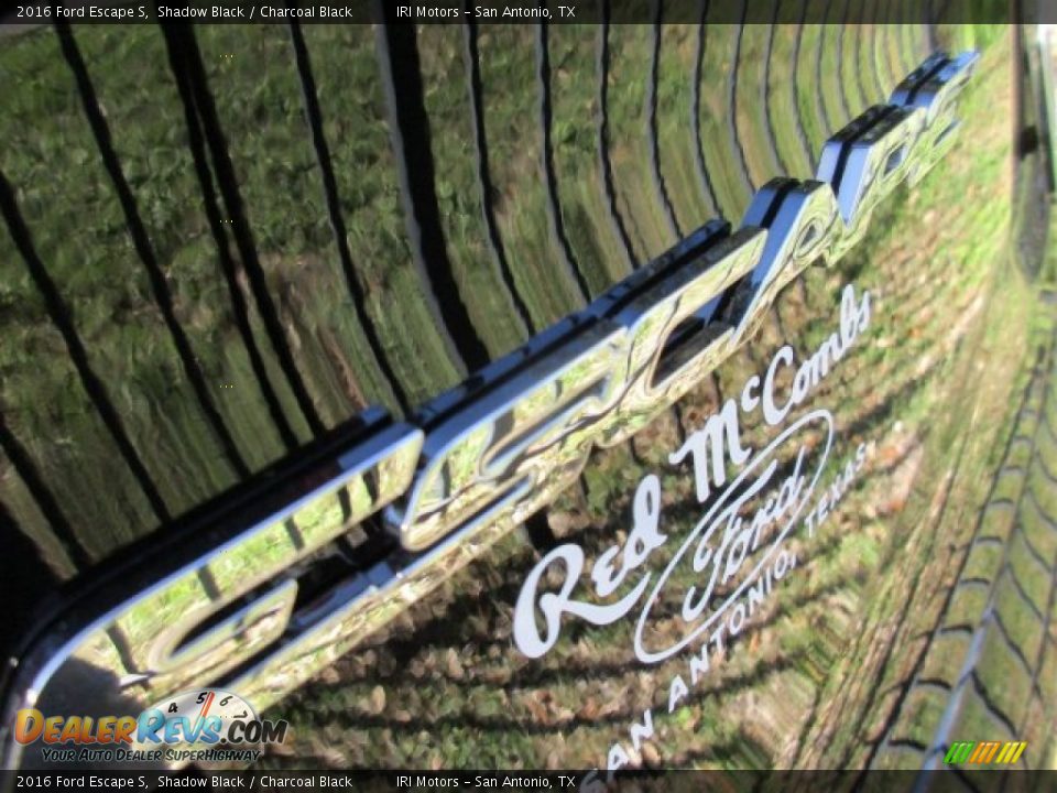 2016 Ford Escape S Shadow Black / Charcoal Black Photo #5