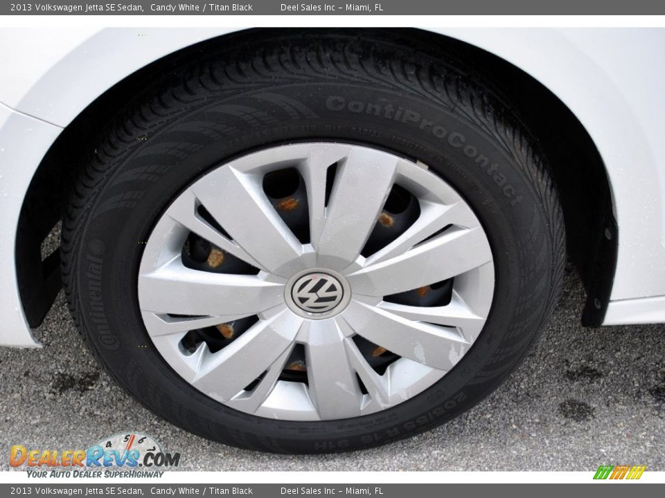 2013 Volkswagen Jetta SE Sedan Candy White / Titan Black Photo #10