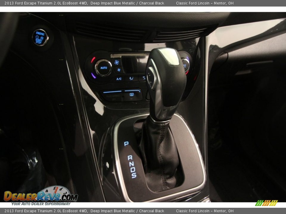 2013 Ford Escape Titanium 2.0L EcoBoost 4WD Deep Impact Blue Metallic / Charcoal Black Photo #11