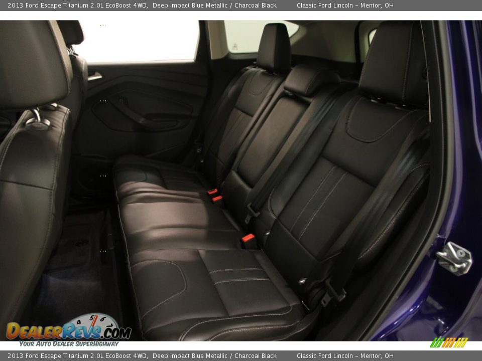 2013 Ford Escape Titanium 2.0L EcoBoost 4WD Deep Impact Blue Metallic / Charcoal Black Photo #15