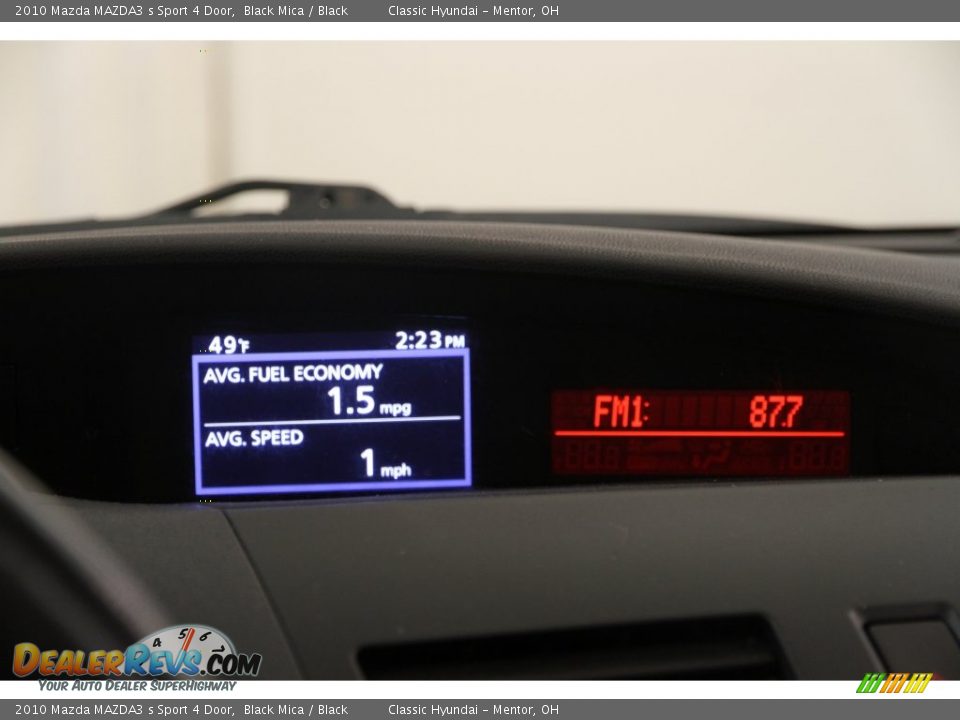 2010 Mazda MAZDA3 s Sport 4 Door Black Mica / Black Photo #8