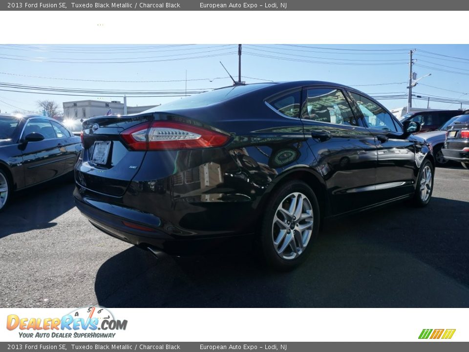 2013 Ford Fusion SE Tuxedo Black Metallic / Charcoal Black Photo #4