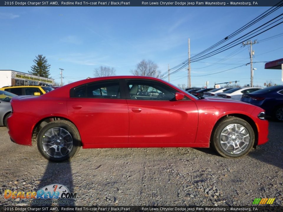 Redline Red Tri-coat Pearl 2016 Dodge Charger SXT AWD Photo #6