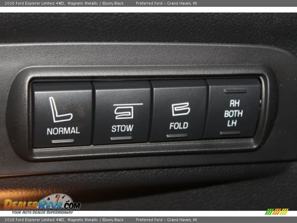 Controls of 2016 Ford Explorer Limited 4WD Photo #7