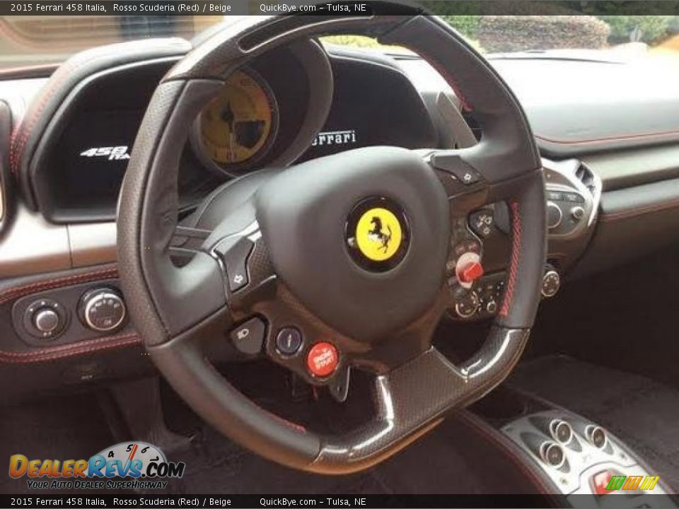 2015 Ferrari 458 Italia Steering Wheel Photo #5