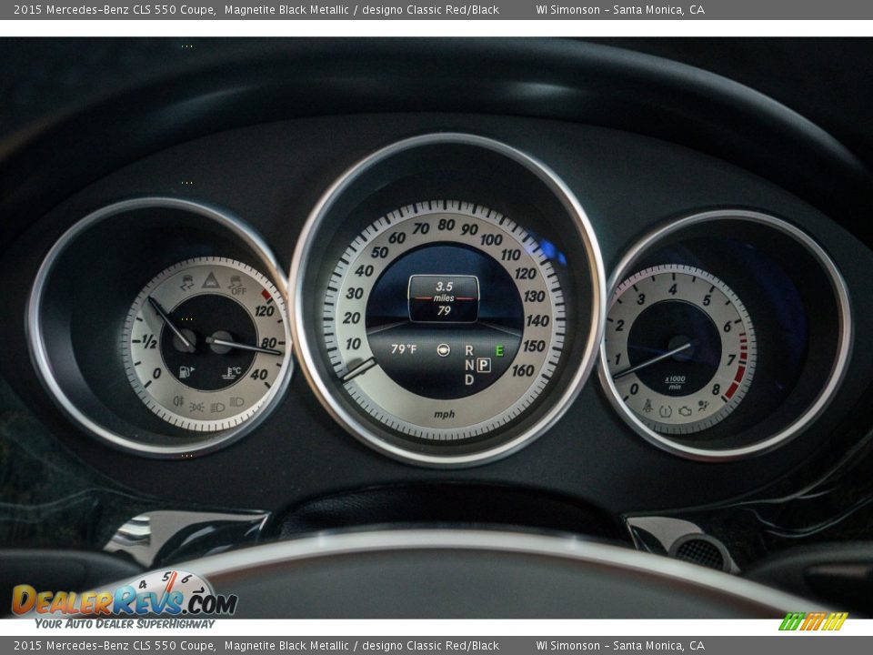 2015 Mercedes-Benz CLS 550 Coupe Gauges Photo #8