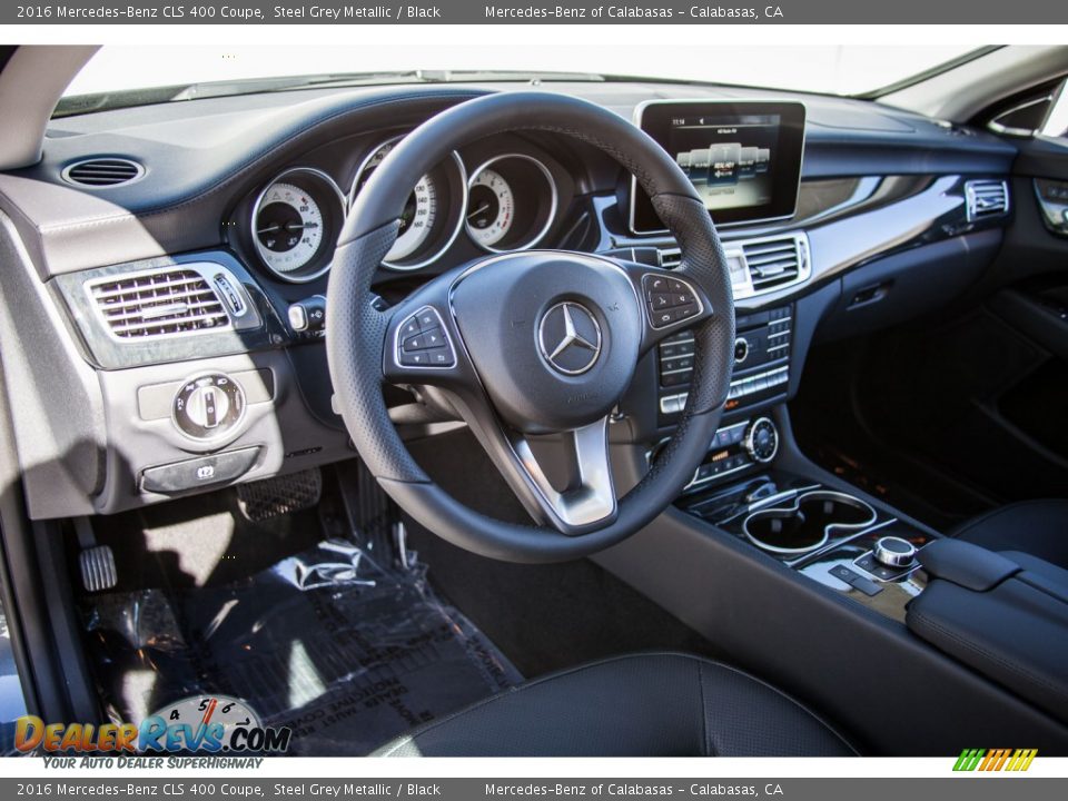 2016 Mercedes-Benz CLS 400 Coupe Steel Grey Metallic / Black Photo #6