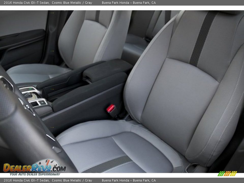 Front Seat of 2016 Honda Civic EX-T Sedan Photo #11