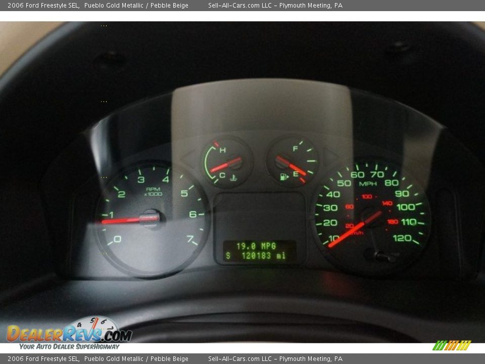 2006 Ford Freestyle SEL Pueblo Gold Metallic / Pebble Beige Photo #36