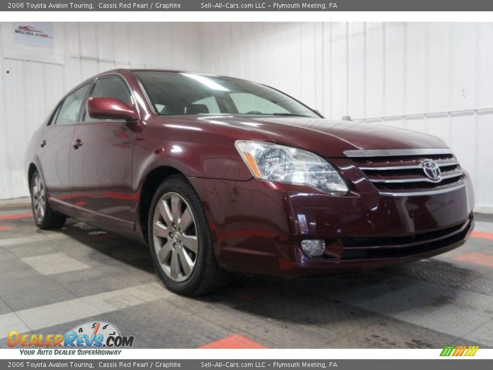 2006 Toyota Avalon Touring Cassis Red Pearl / Graphite Photo #5