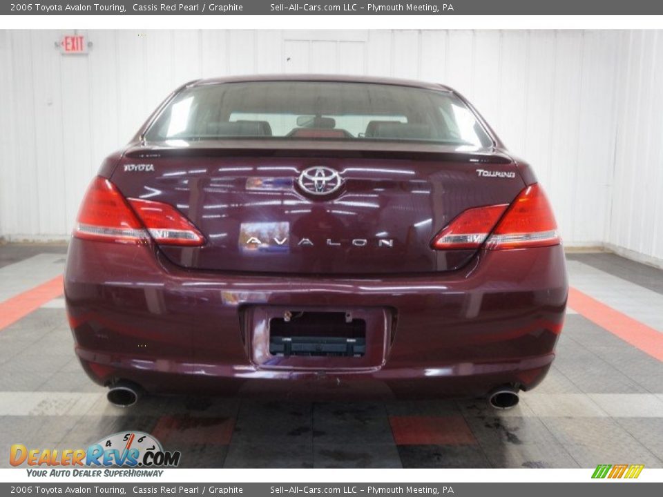 2006 Toyota Avalon Touring Cassis Red Pearl / Graphite Photo #9