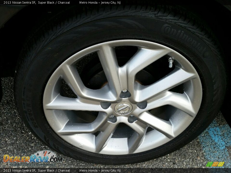 2013 Nissan Sentra SR Super Black / Charcoal Photo #5