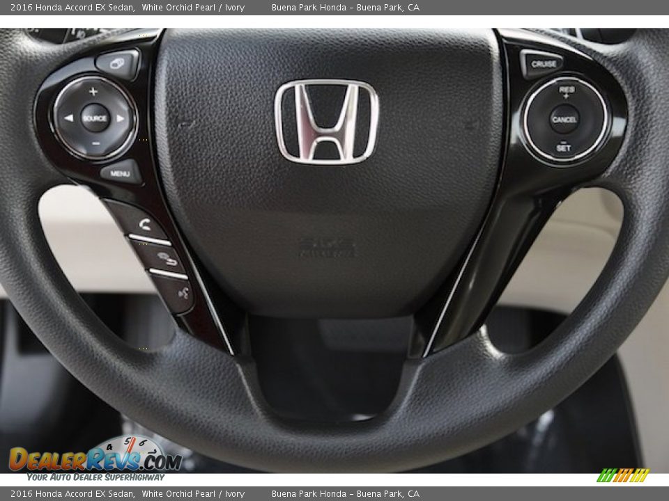 2016 Honda Accord EX Sedan White Orchid Pearl / Ivory Photo #10