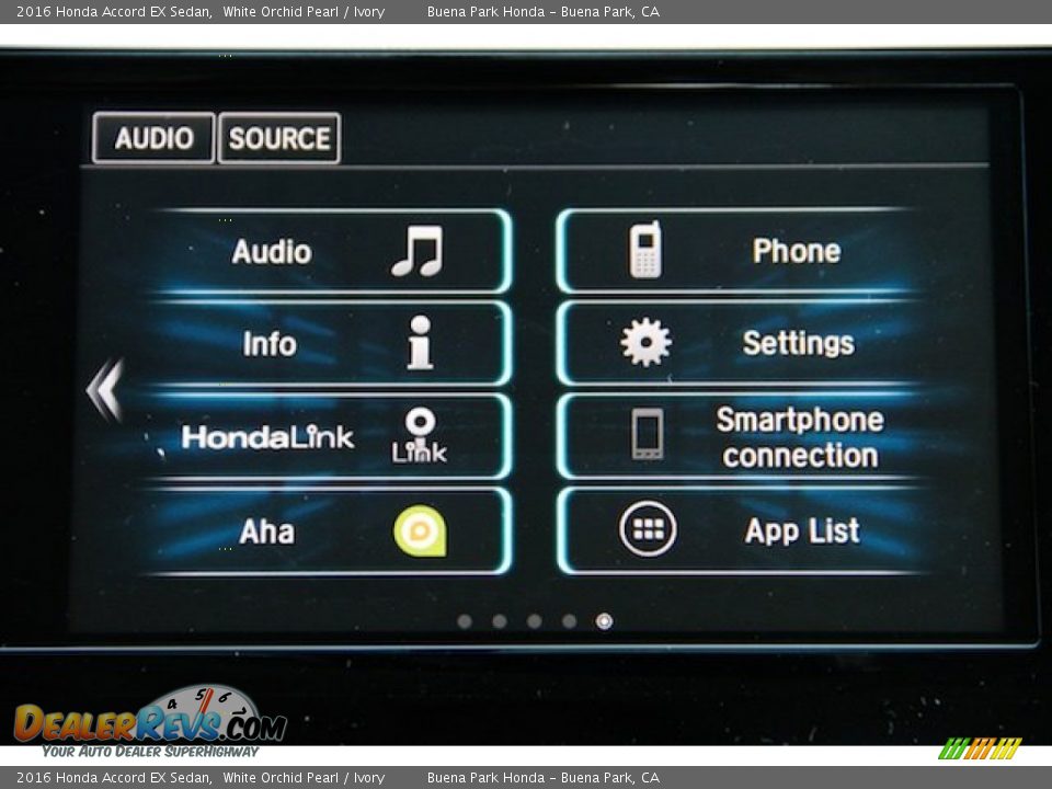 2016 Honda Accord EX Sedan White Orchid Pearl / Ivory Photo #16