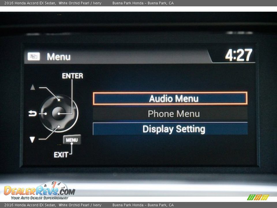 2016 Honda Accord EX Sedan White Orchid Pearl / Ivory Photo #17