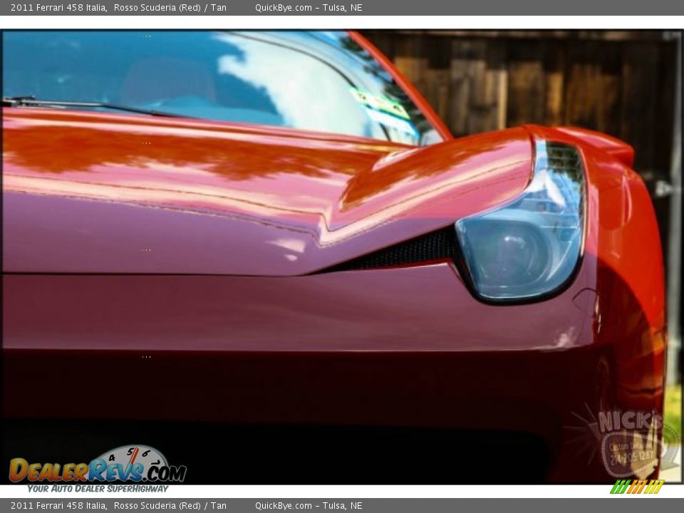 2011 Ferrari 458 Italia Rosso Scuderia (Red) / Tan Photo #3