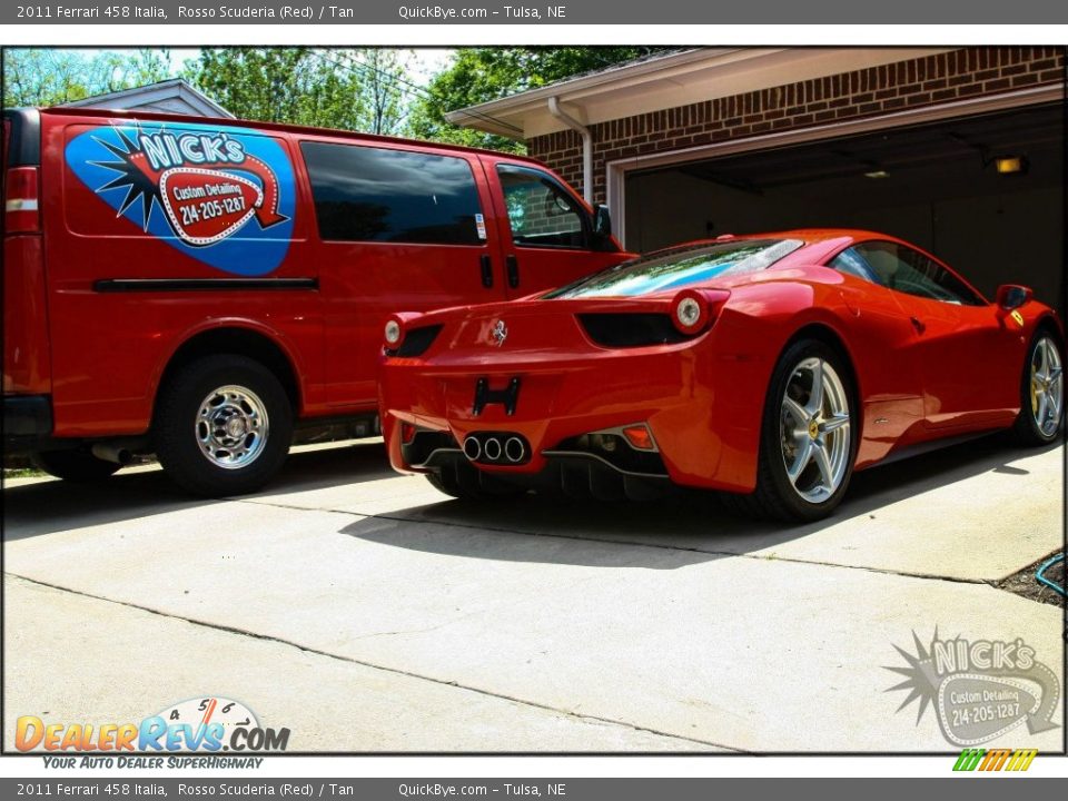 2011 Ferrari 458 Italia Rosso Scuderia (Red) / Tan Photo #6