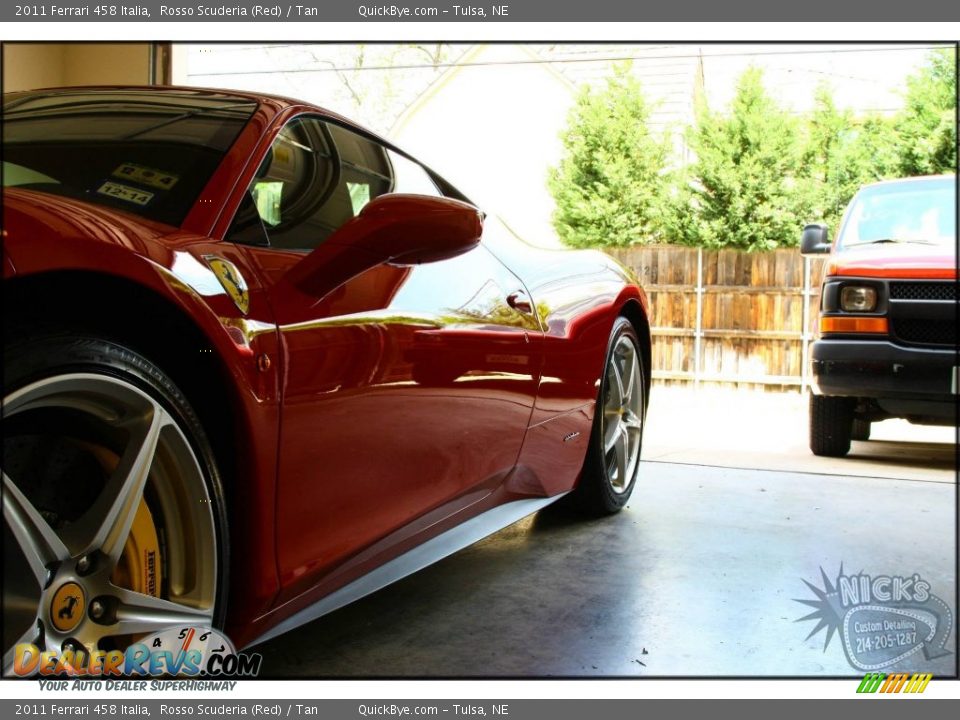 2011 Ferrari 458 Italia Rosso Scuderia (Red) / Tan Photo #7