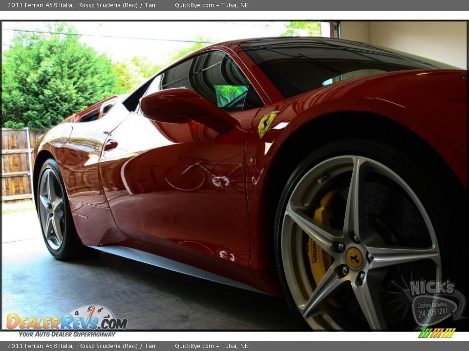2011 Ferrari 458 Italia Rosso Scuderia (Red) / Tan Photo #8