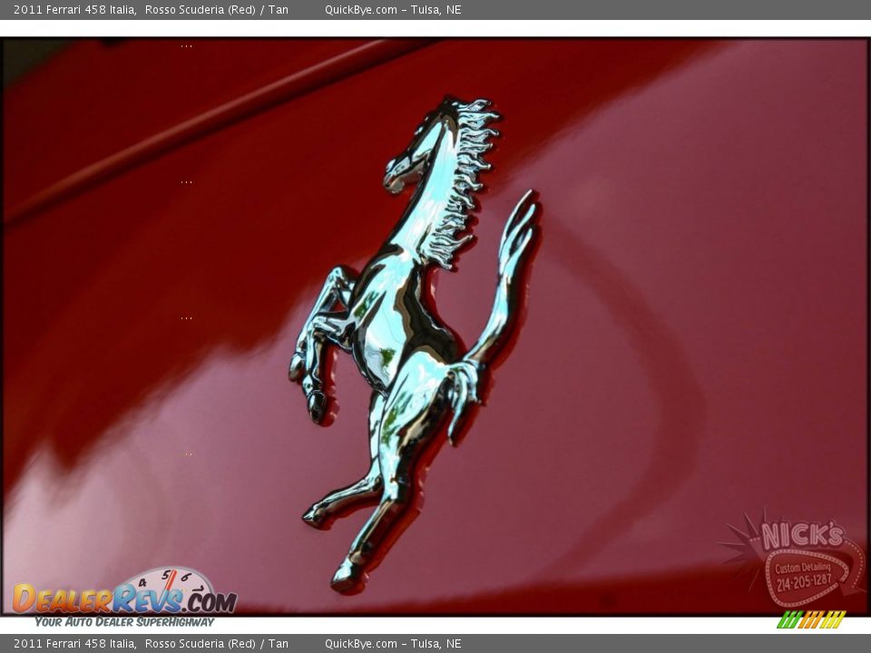 2011 Ferrari 458 Italia Rosso Scuderia (Red) / Tan Photo #9