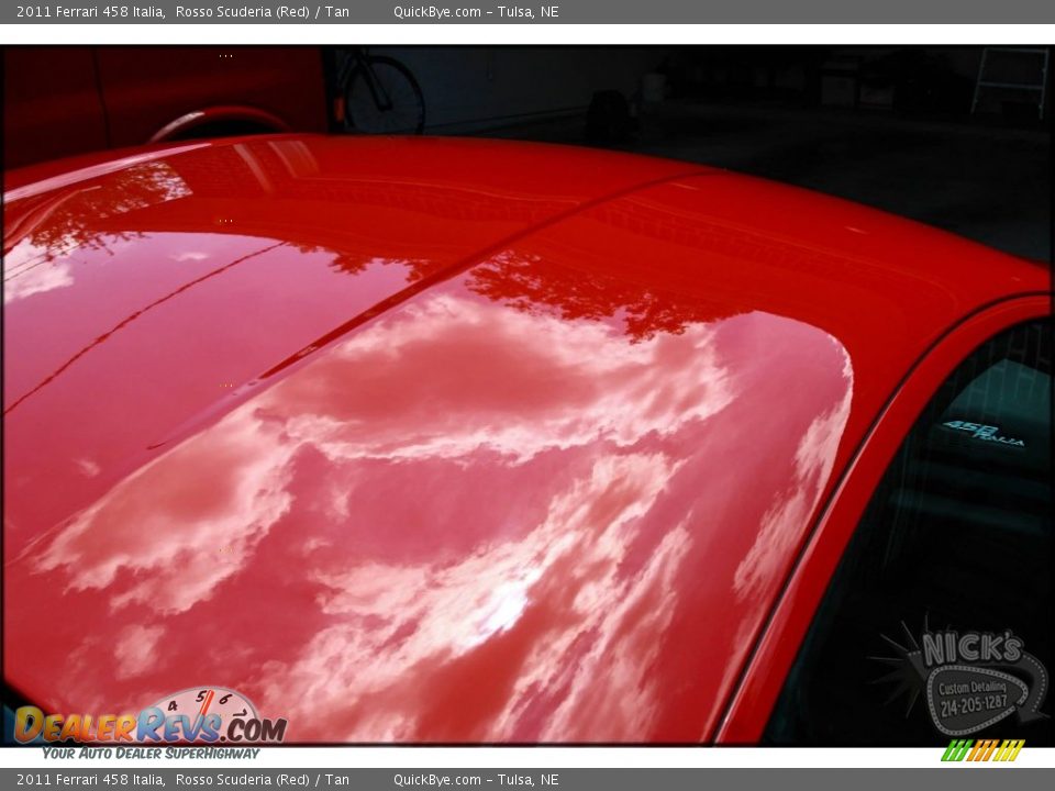 2011 Ferrari 458 Italia Rosso Scuderia (Red) / Tan Photo #11