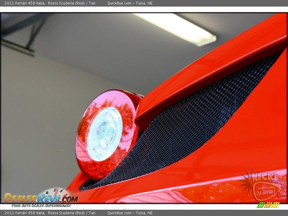 2011 Ferrari 458 Italia Rosso Scuderia (Red) / Tan Photo #12