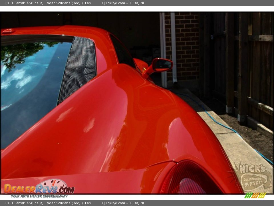 2011 Ferrari 458 Italia Rosso Scuderia (Red) / Tan Photo #24