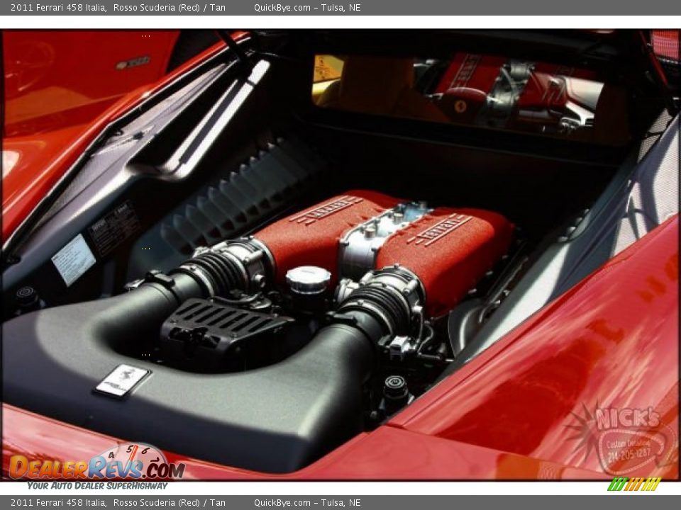 2011 Ferrari 458 Italia Rosso Scuderia (Red) / Tan Photo #28
