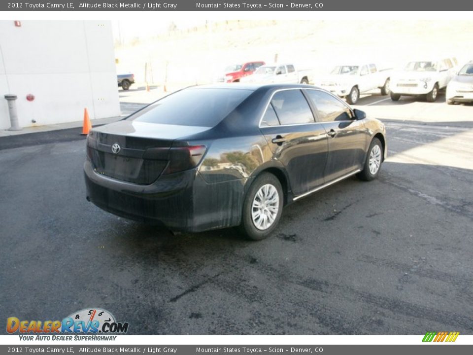 2012 Toyota Camry LE Attitude Black Metallic / Light Gray Photo #2