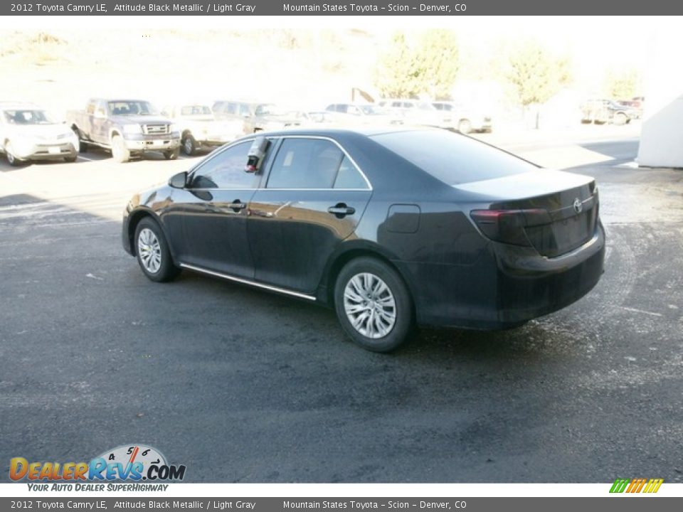 2012 Toyota Camry LE Attitude Black Metallic / Light Gray Photo #4