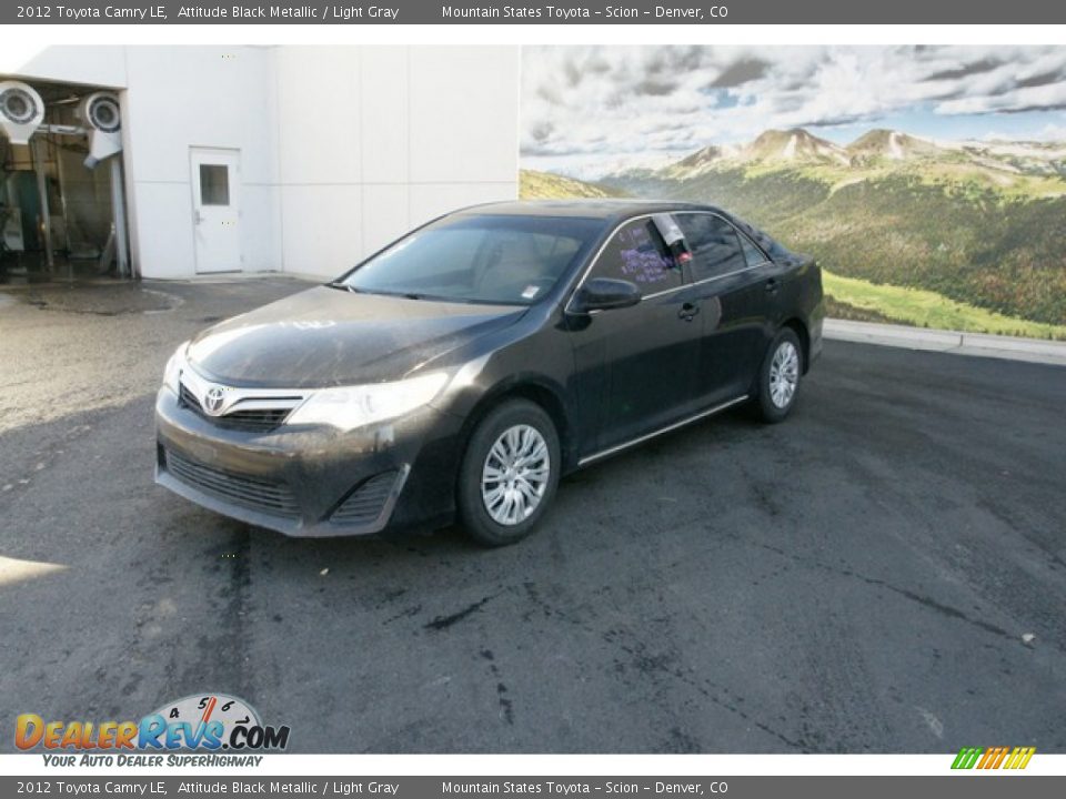 2012 Toyota Camry LE Attitude Black Metallic / Light Gray Photo #5