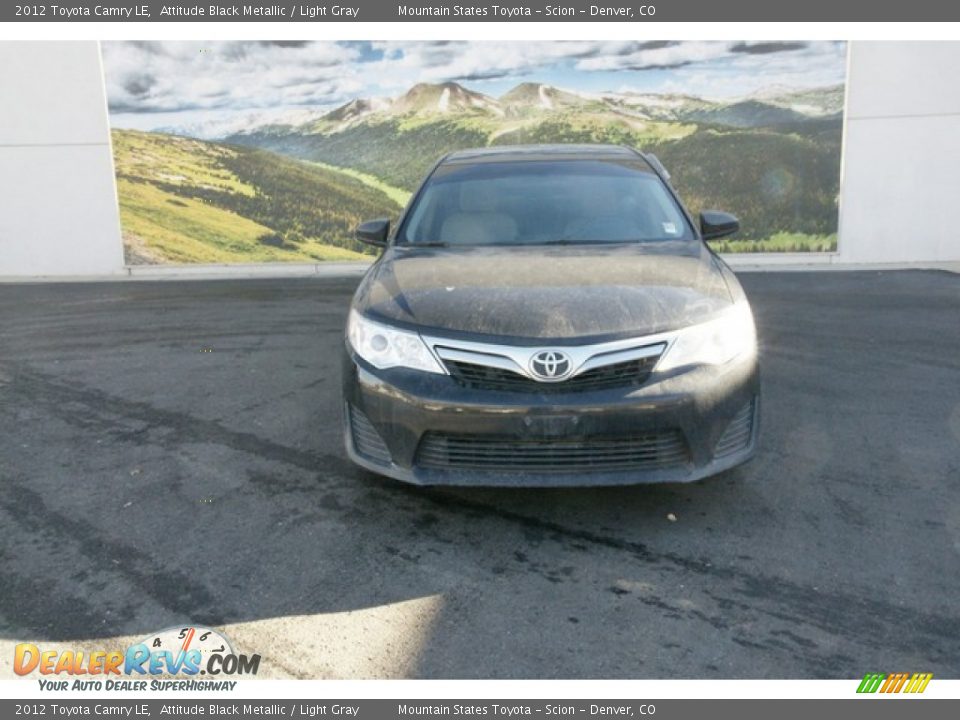 2012 Toyota Camry LE Attitude Black Metallic / Light Gray Photo #6