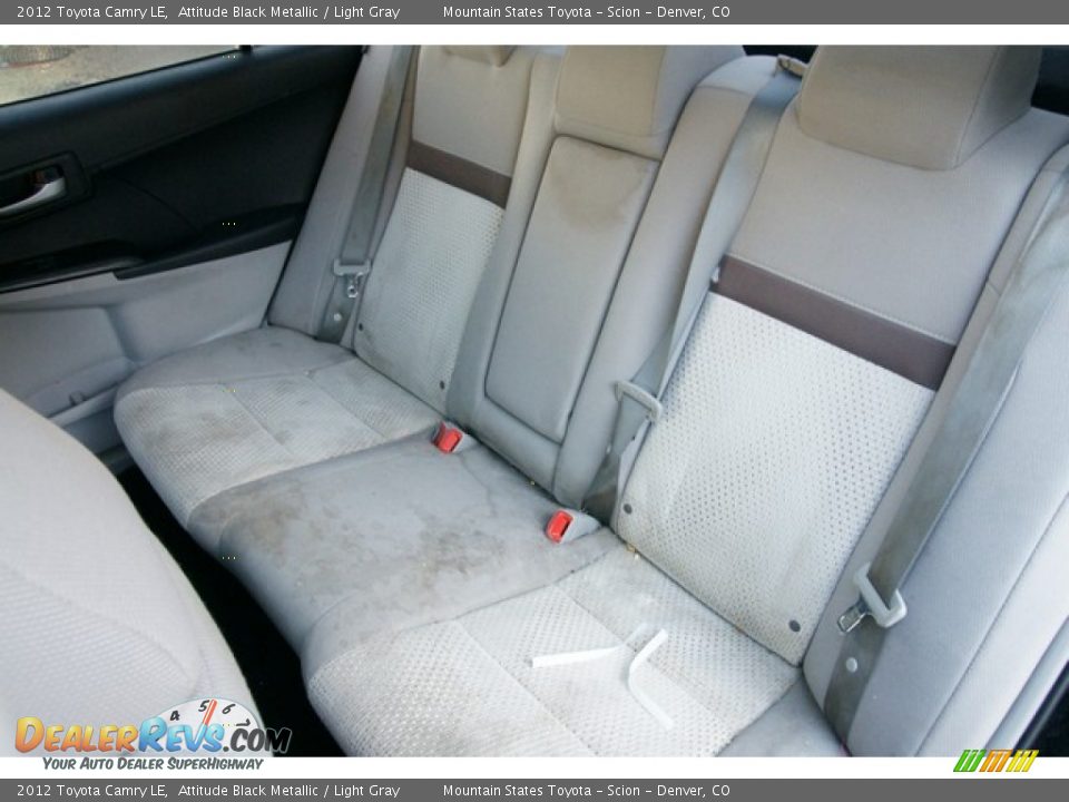 2012 Toyota Camry LE Attitude Black Metallic / Light Gray Photo #8