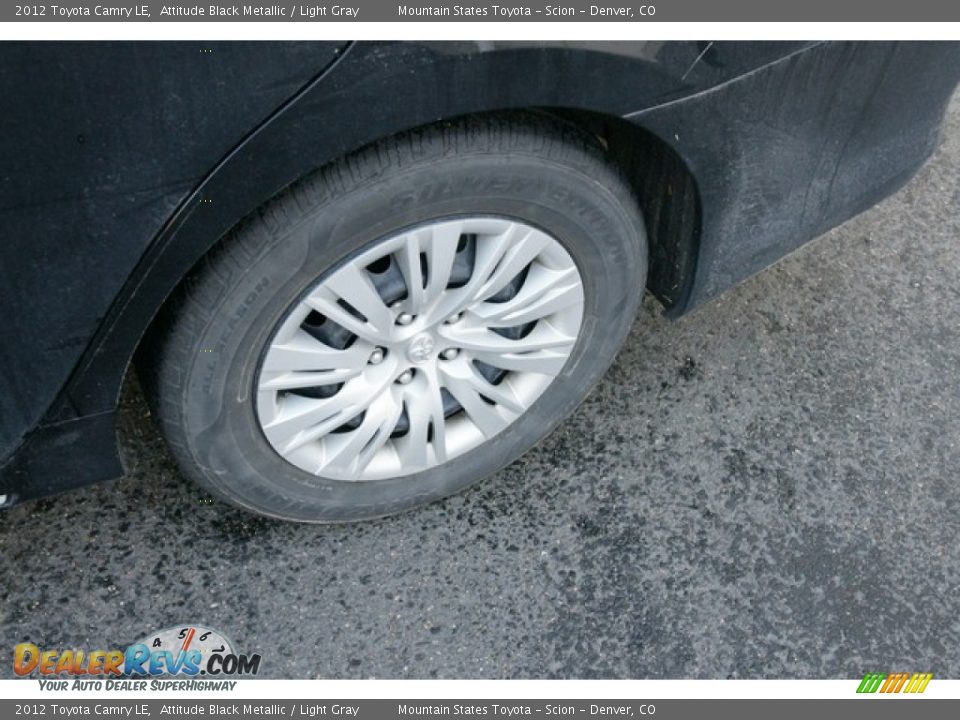 2012 Toyota Camry LE Attitude Black Metallic / Light Gray Photo #9