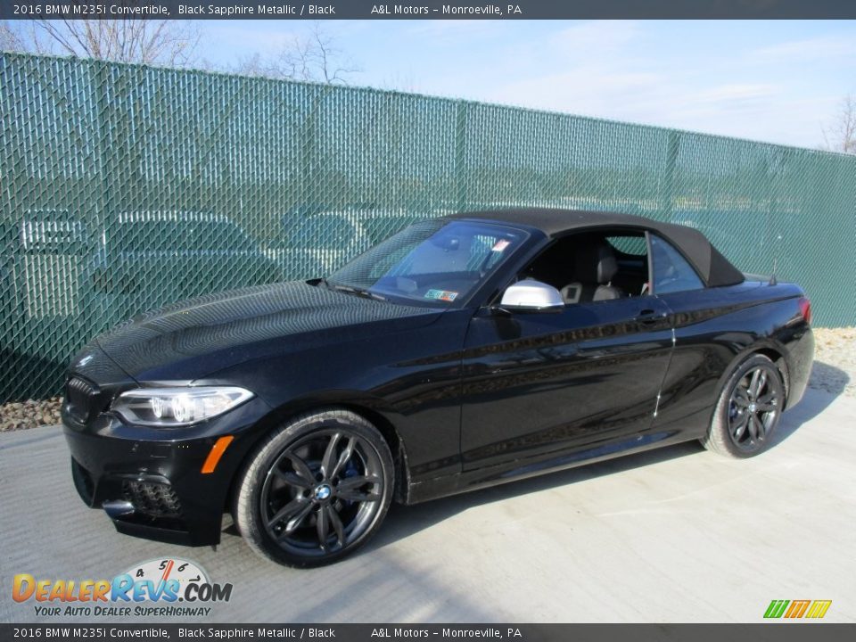 2016 BMW M235i Convertible Black Sapphire Metallic / Black Photo #8