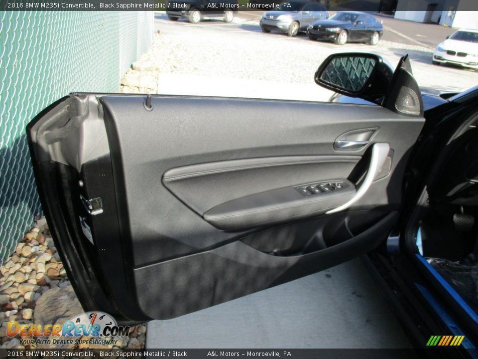 2016 BMW M235i Convertible Black Sapphire Metallic / Black Photo #12