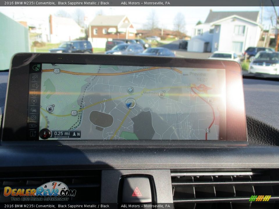 2016 BMW M235i Convertible Black Sapphire Metallic / Black Photo #16