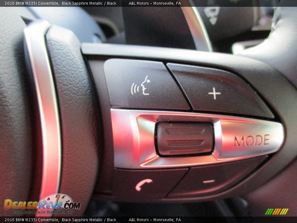 2016 BMW M235i Convertible Black Sapphire Metallic / Black Photo #18