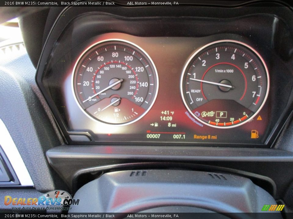 2016 BMW M235i Convertible Black Sapphire Metallic / Black Photo #20