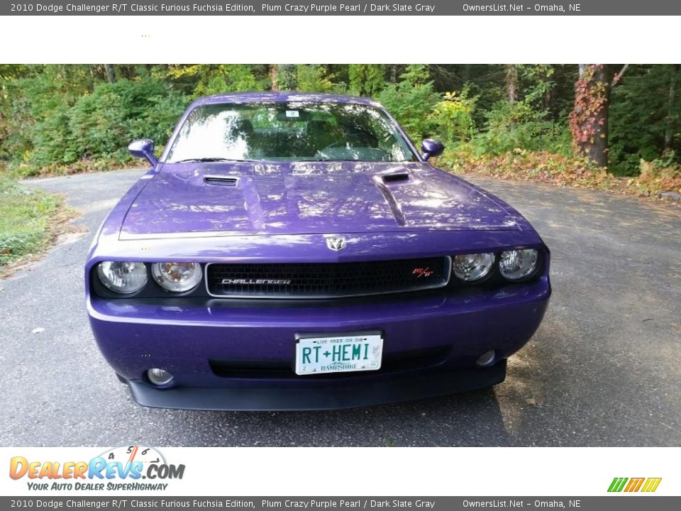 2010 Dodge Challenger R/T Classic Furious Fuchsia Edition Plum Crazy Purple Pearl / Dark Slate Gray Photo #3
