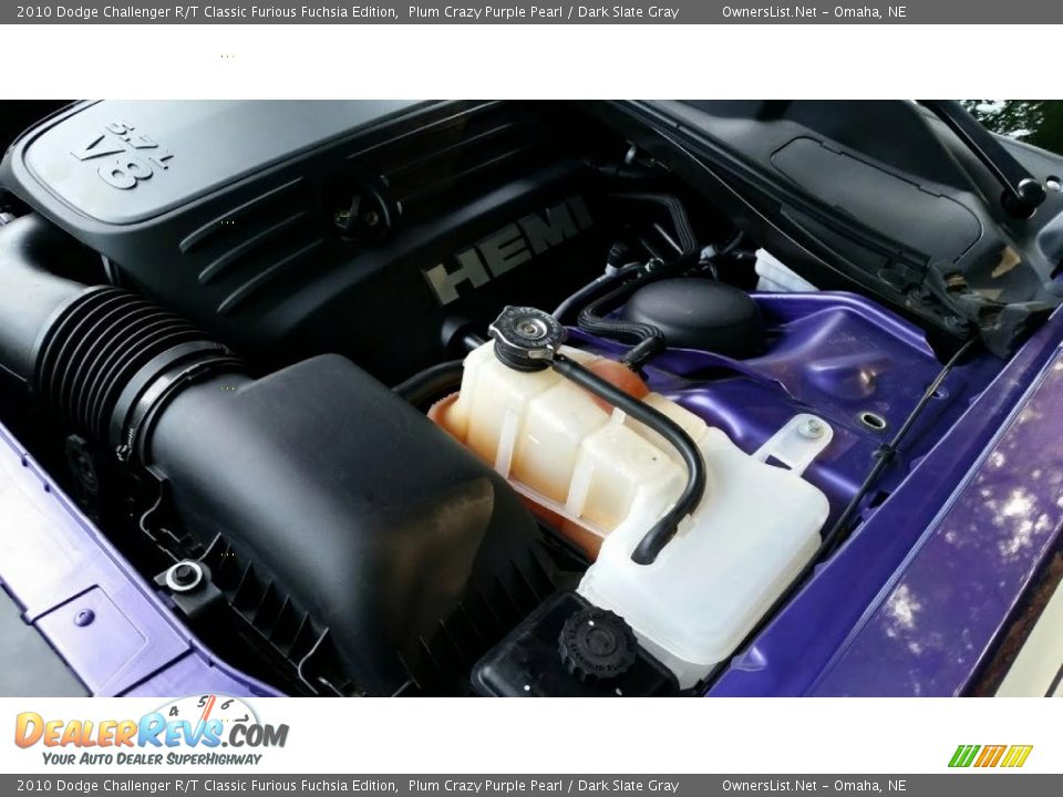 2010 Dodge Challenger R/T Classic Furious Fuchsia Edition Plum Crazy Purple Pearl / Dark Slate Gray Photo #20