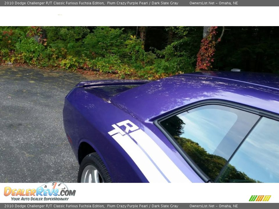 2010 Dodge Challenger R/T Classic Furious Fuchsia Edition Plum Crazy Purple Pearl / Dark Slate Gray Photo #34