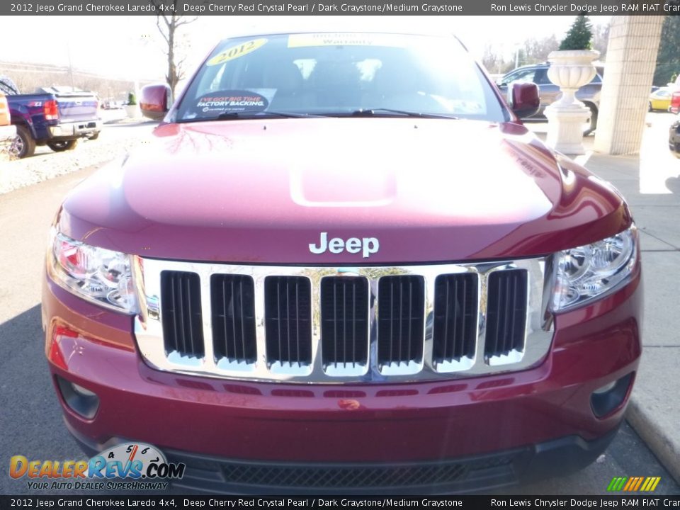 2012 Jeep Grand Cherokee Laredo 4x4 Deep Cherry Red Crystal Pearl / Dark Graystone/Medium Graystone Photo #9