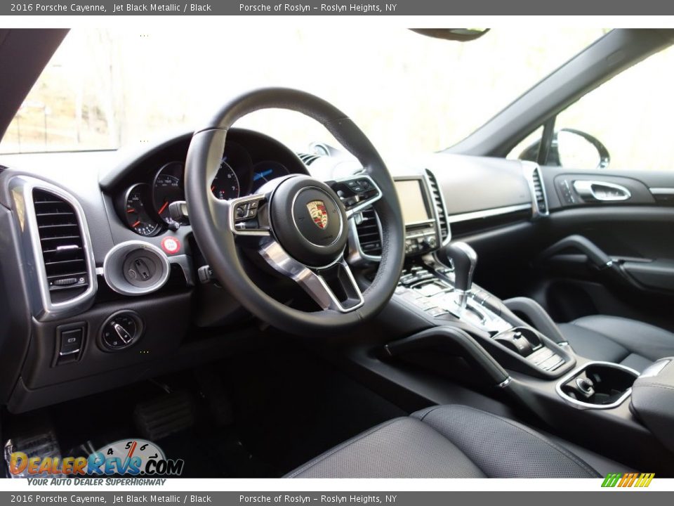 2016 Porsche Cayenne Jet Black Metallic / Black Photo #22