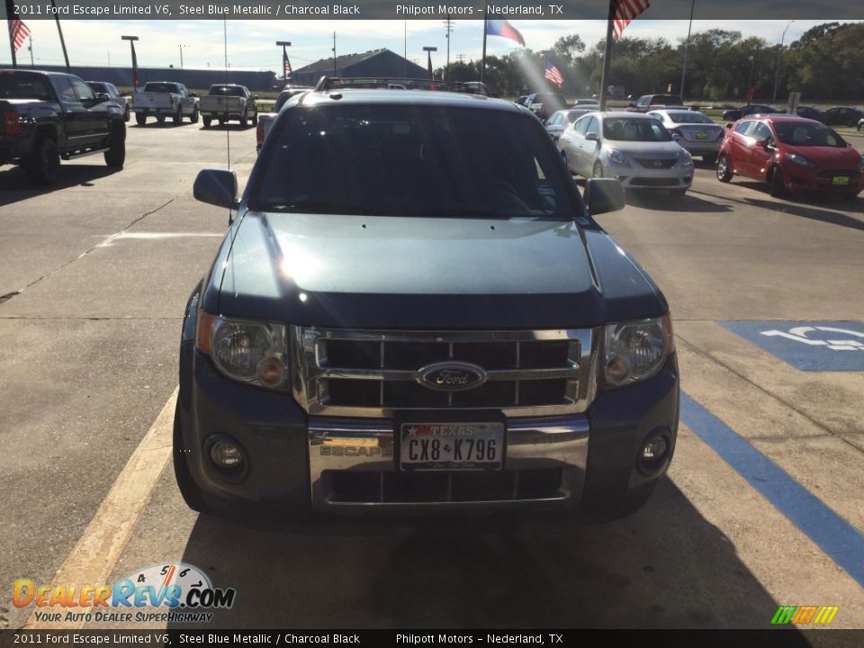 2011 Ford Escape Limited V6 Steel Blue Metallic / Charcoal Black Photo #1