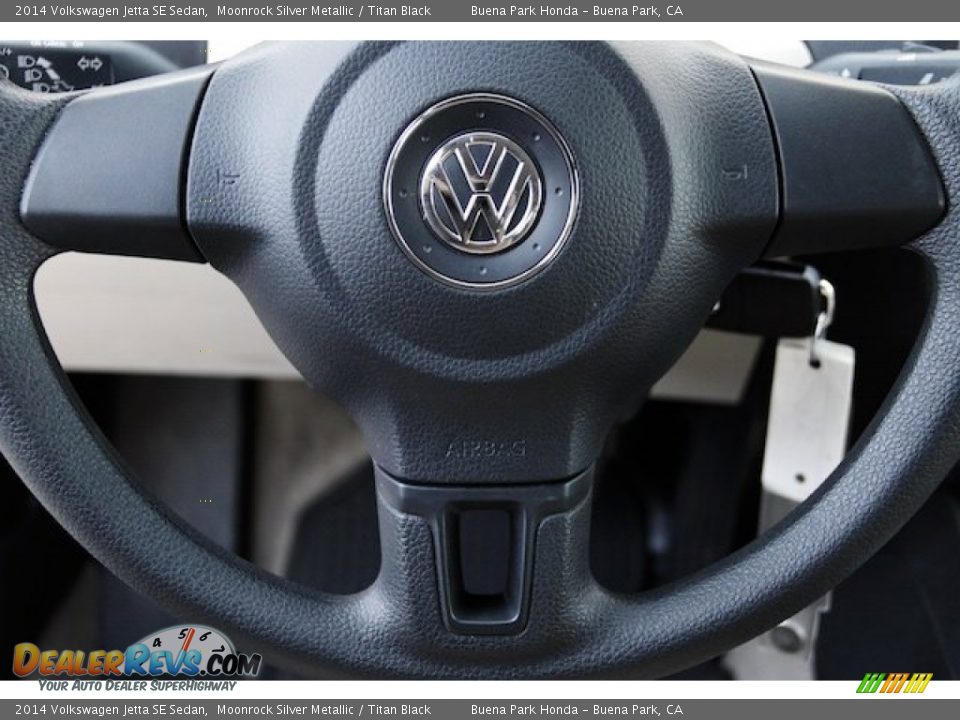 2014 Volkswagen Jetta SE Sedan Moonrock Silver Metallic / Titan Black Photo #11
