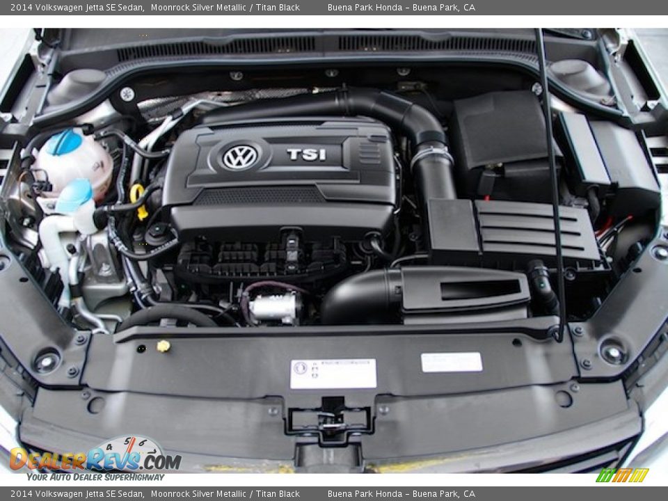 2014 Volkswagen Jetta SE Sedan Moonrock Silver Metallic / Titan Black Photo #23