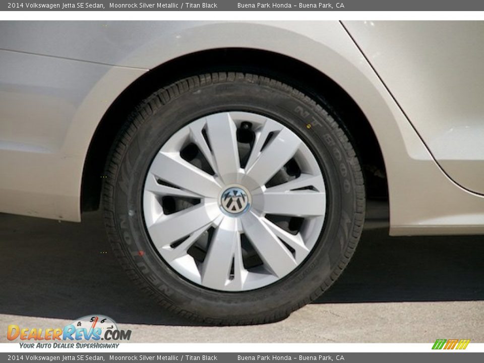 2014 Volkswagen Jetta SE Sedan Moonrock Silver Metallic / Titan Black Photo #24