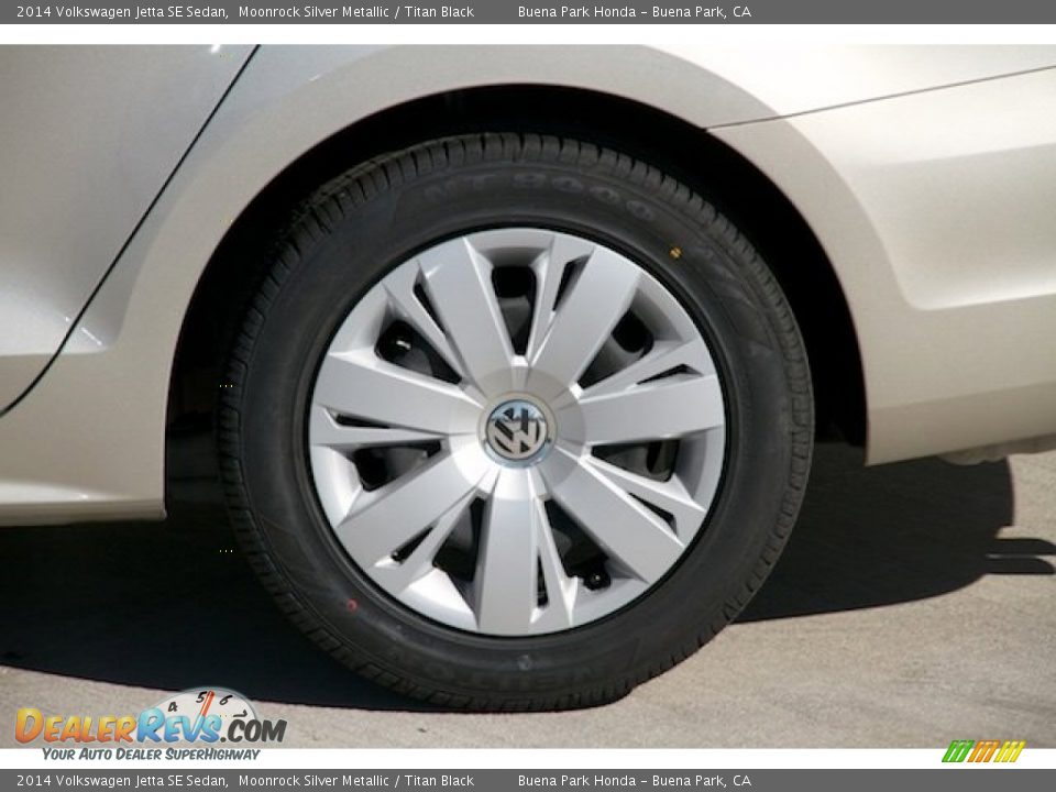 2014 Volkswagen Jetta SE Sedan Moonrock Silver Metallic / Titan Black Photo #26
