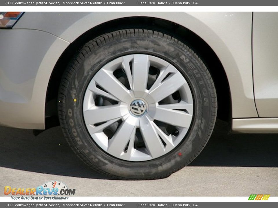 2014 Volkswagen Jetta SE Sedan Moonrock Silver Metallic / Titan Black Photo #27